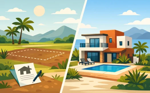 Buying Land vs House in Mexico